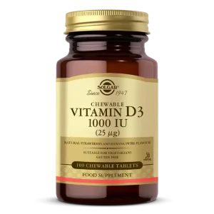 Solgar Vitamin D3 1000 IU (25 µg) Çiğnenebilir