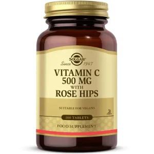 Solgar Vitamin C 500 mg with Rose Hips